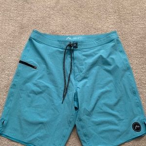 Men’s Rusty Swim Shorts Blue Size 33
